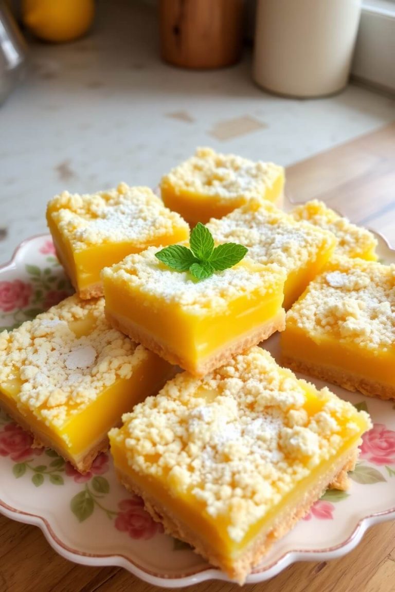 Lemon Crumb Bars Recipe