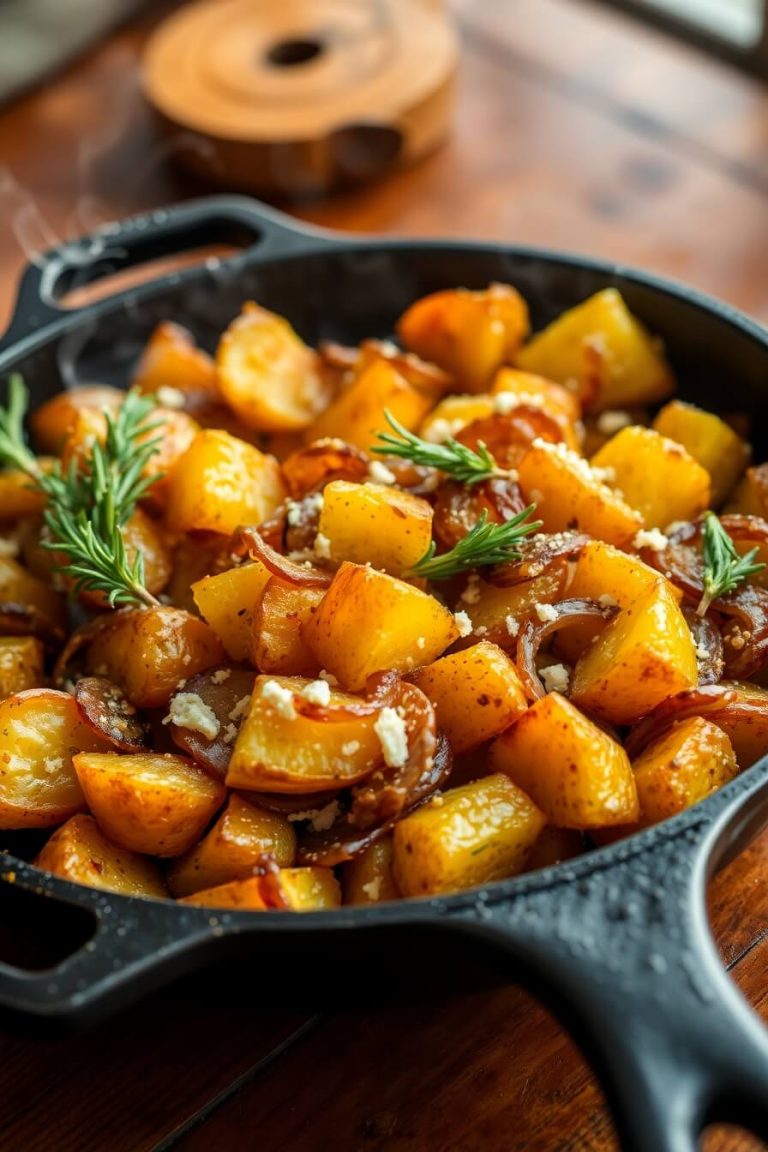 Oven-Fried Potatoes & Onions Recipe