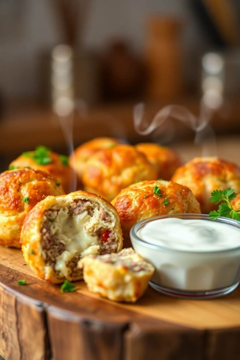 Rotel Cream Cheese Sausage Balls