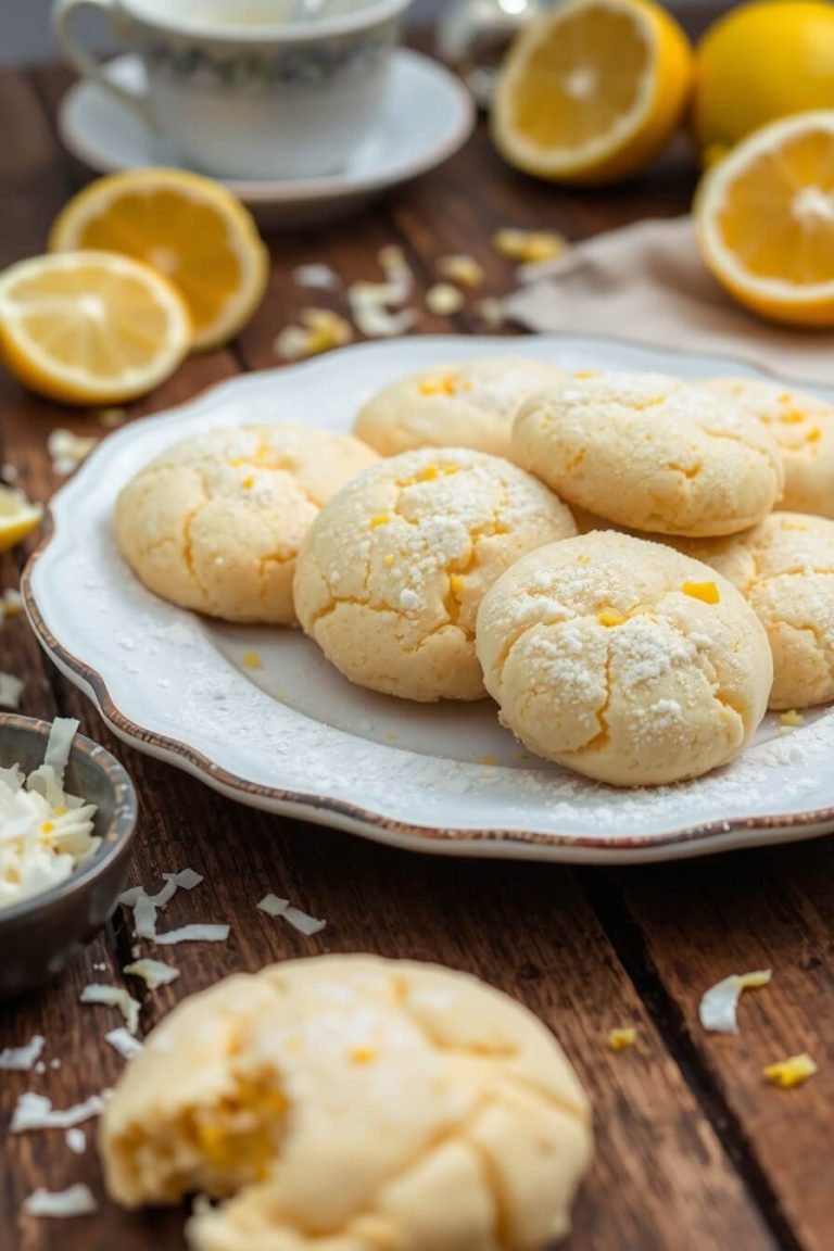 Lemon Coconut Cheesecake Cookies Recipe