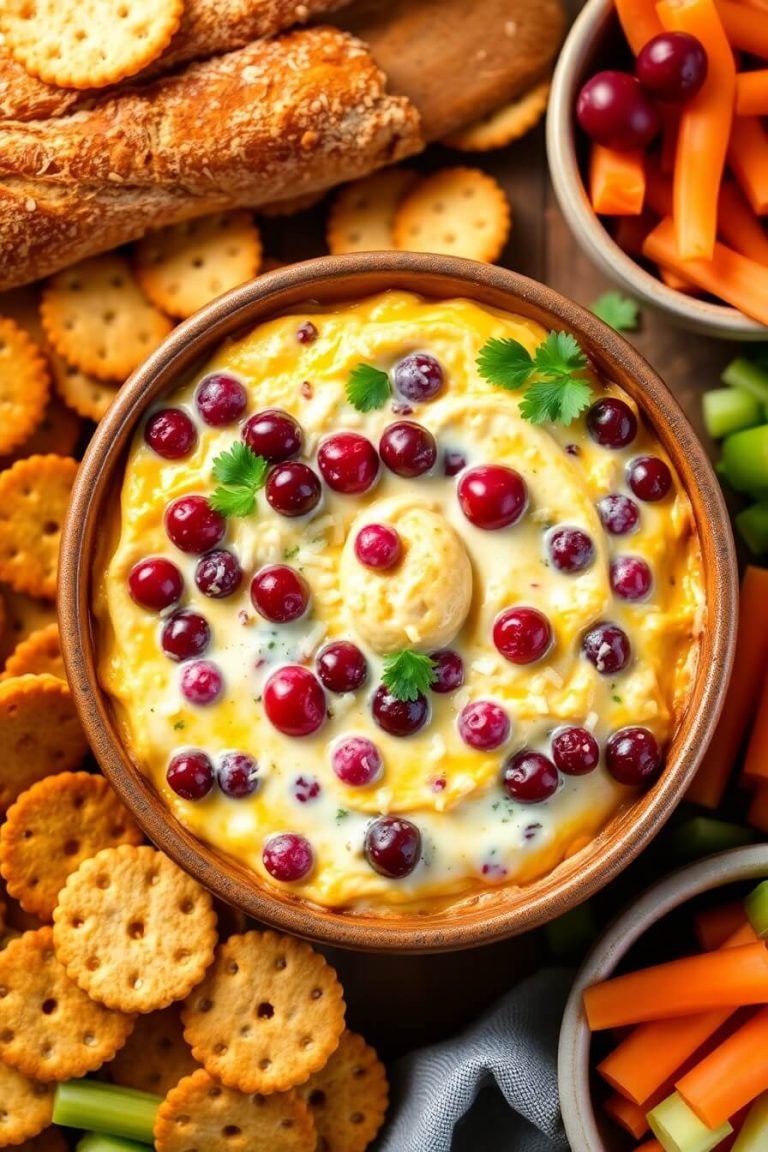 Baked Cranberry Cream Cheese Dip