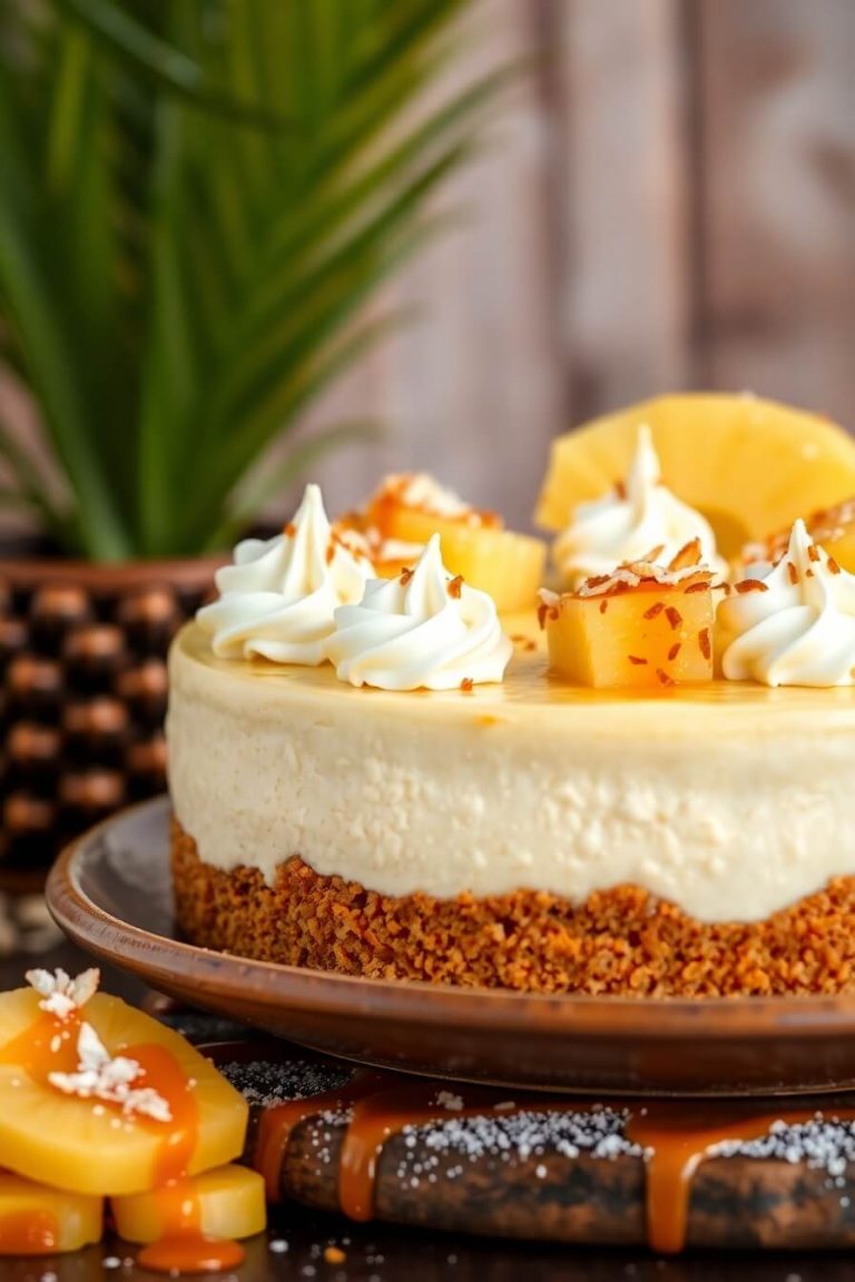 Pineapple Cream Cheesecake Recipe