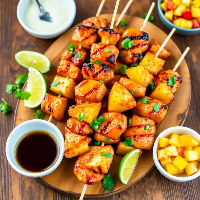 Spicy Pineapple and Ginger Chicken Skewers Recipe Guide