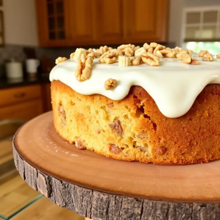 Banana Walnut Dream Cake Recipe