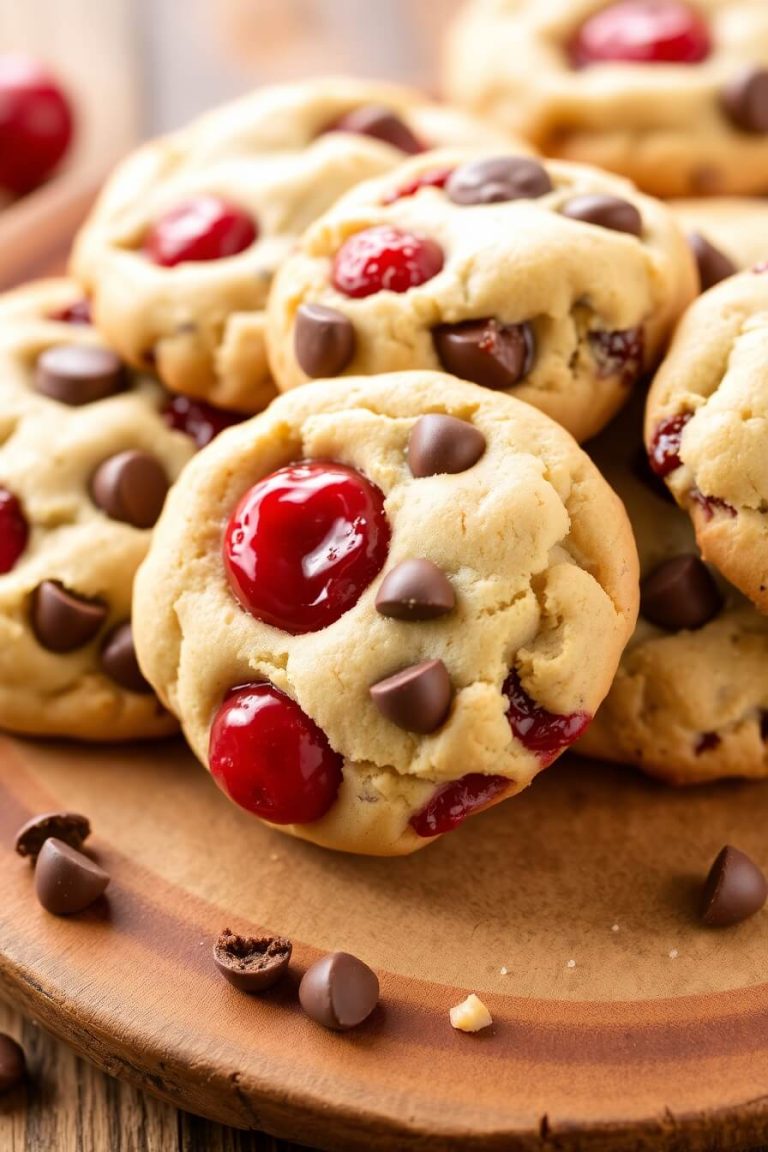 Maraschino Cherry Chocolate Chip Cookies Recipe