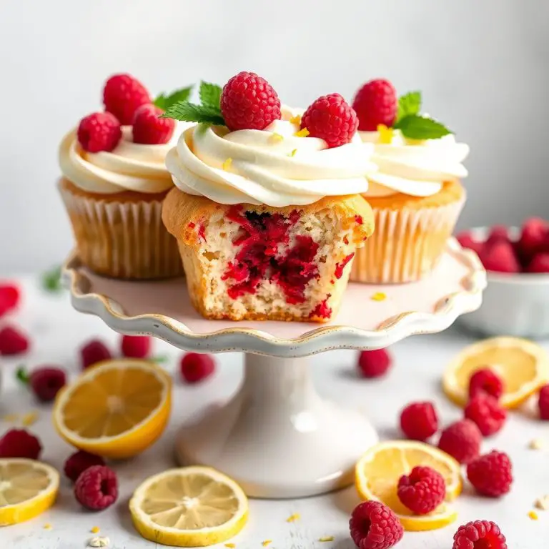 Raspberry Lemon Heaven Cupcakes: A Zesty Sweet Treat