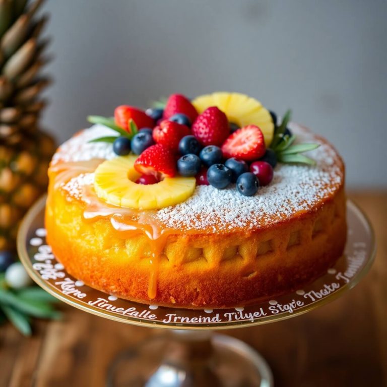 Juicy Pineapple Cake Recipe