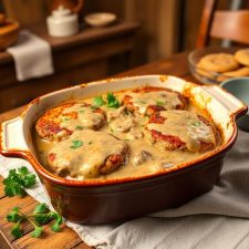 Amish Hamburger Steak Bake Recipe