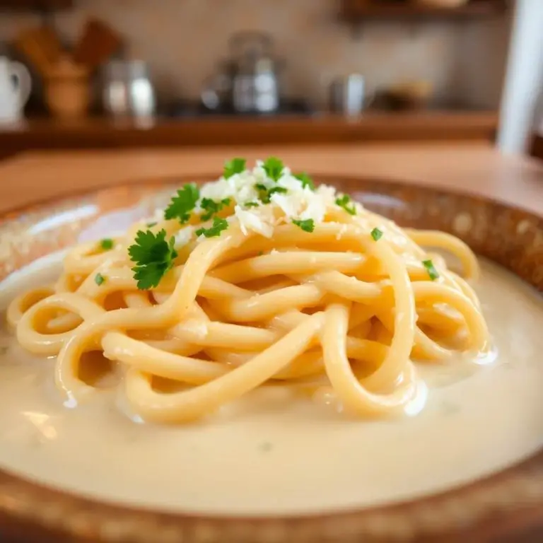 Creamy Cafeteria Noodles Recipe
