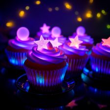 Glow in the Dark Moonlit Cupcakes Recipe