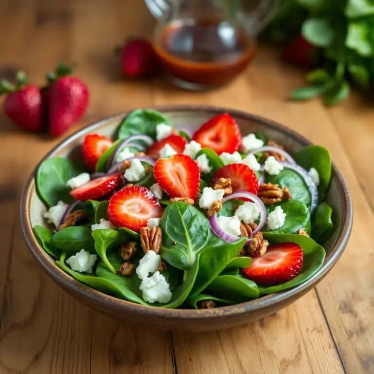 Spinach Strawberry Salad