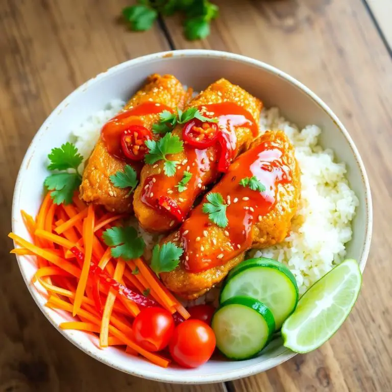 Hot Honey Chicken Bowl Recipe