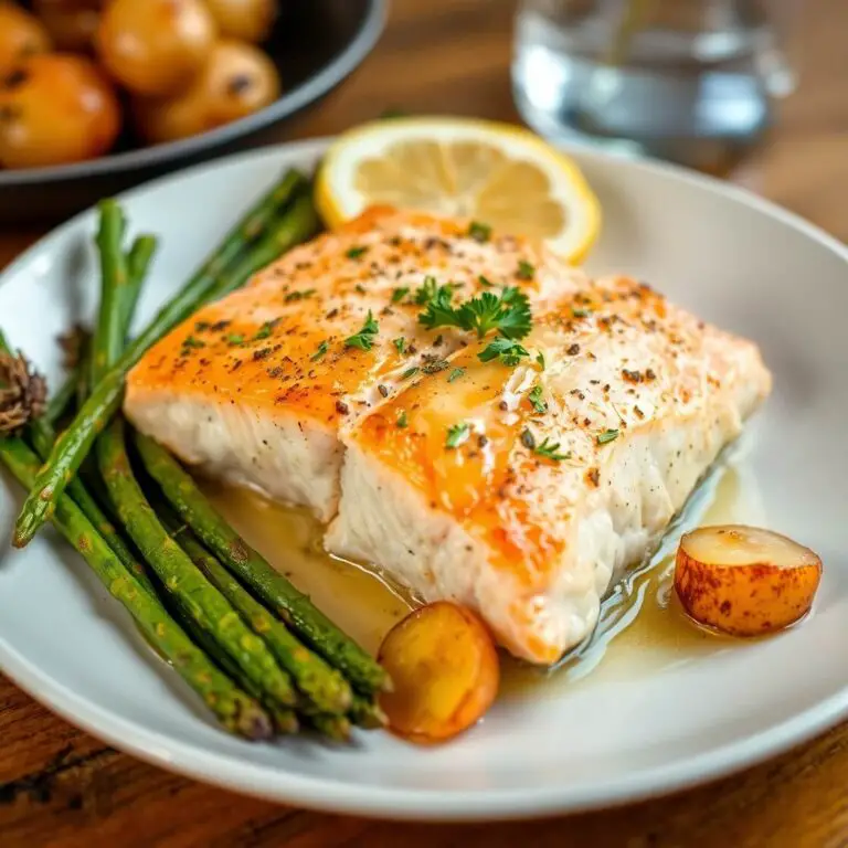 Garlic Butter Baked Salmon