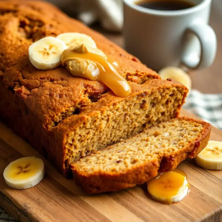 Peanut Butter Banana Bread Recipe