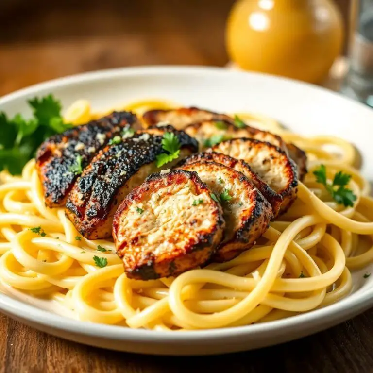 Blackened Chicken Alfredo