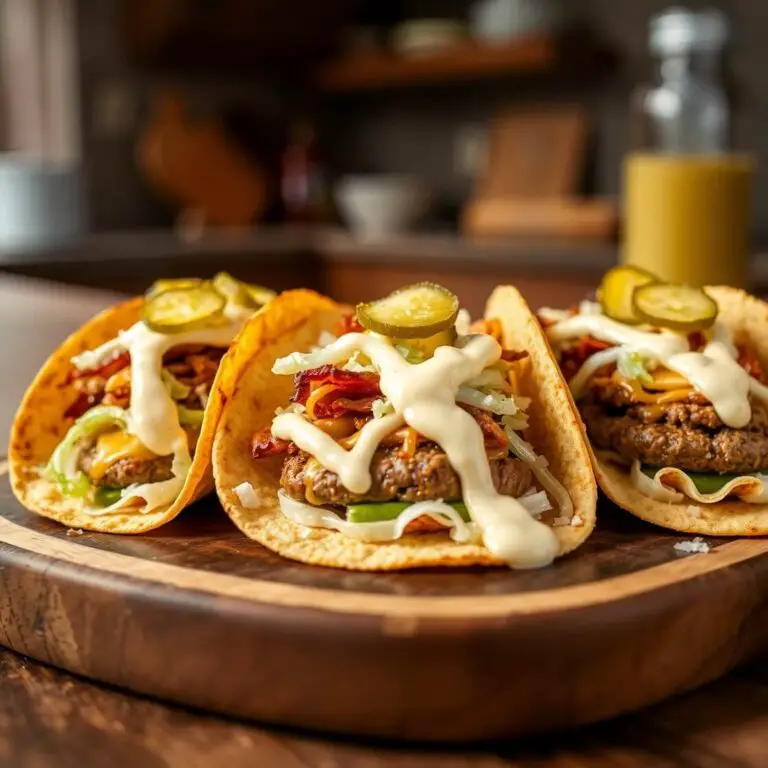 Smash Burger Tacos Recipe