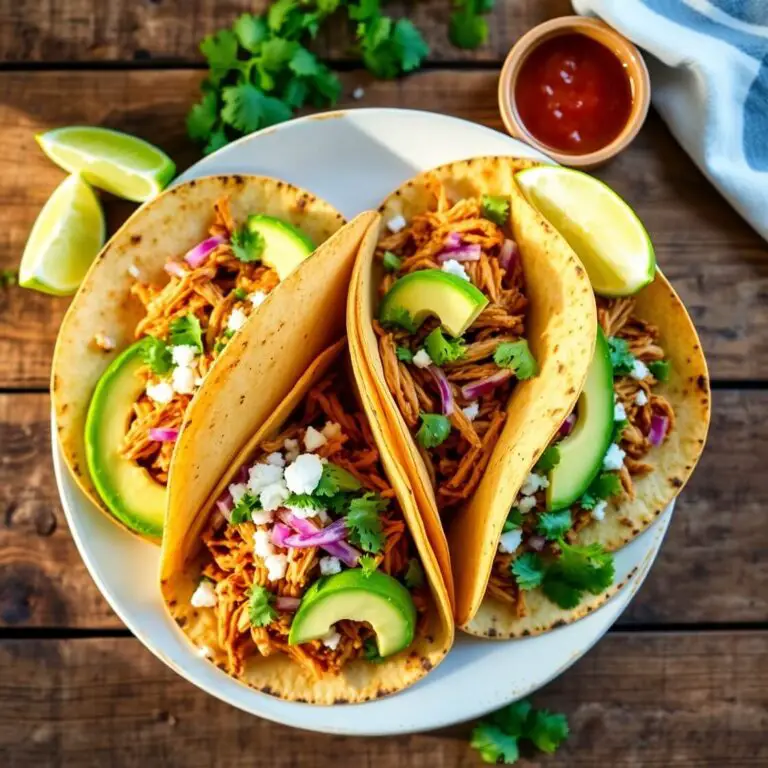 Shredded Chicken Tacos Recipe