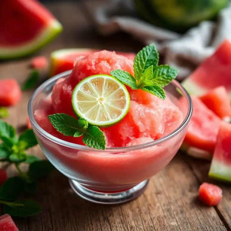 Watermelon Sorbet Recipe