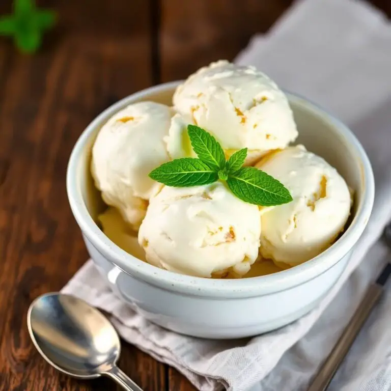 Homemade Vanilla Ice Cream Recipe
