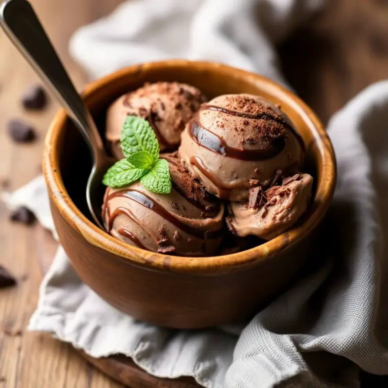 Homemade Chocolate Ice Cream