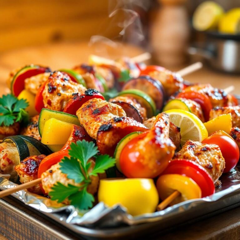Chicken Kabobs in the Oven