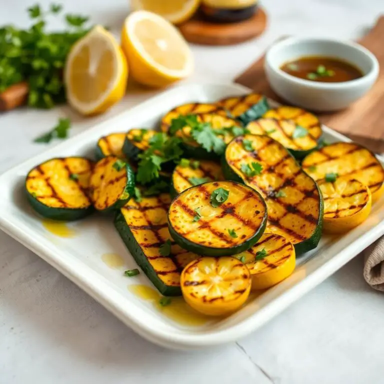 Grilled Zucchini and Squash