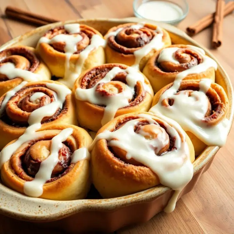 No Yeast Cinnamon Rolls