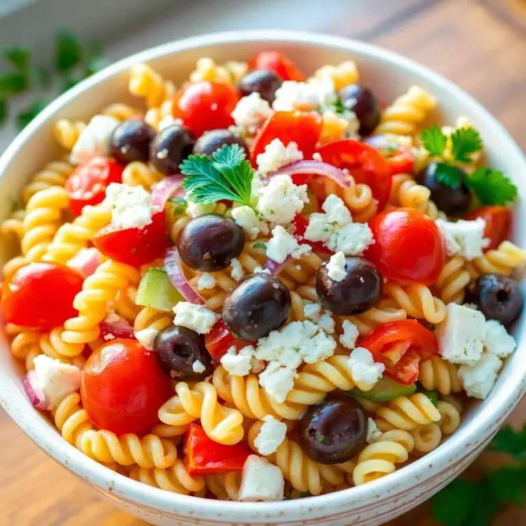 Greek Pasta Salad Recipe