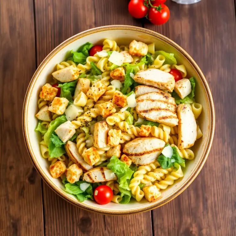 Chicken Caesar Pasta Salad