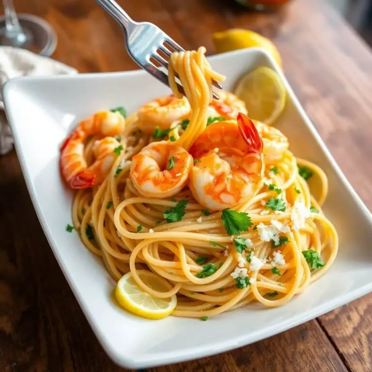 Garlic Shrimp Pasta
