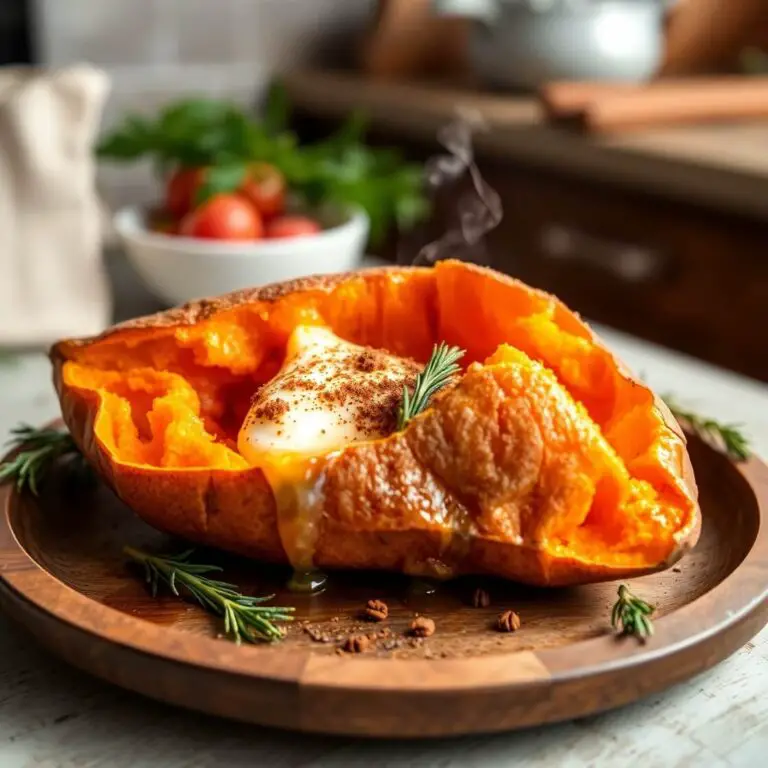 Oven Baked Sweet Potato
