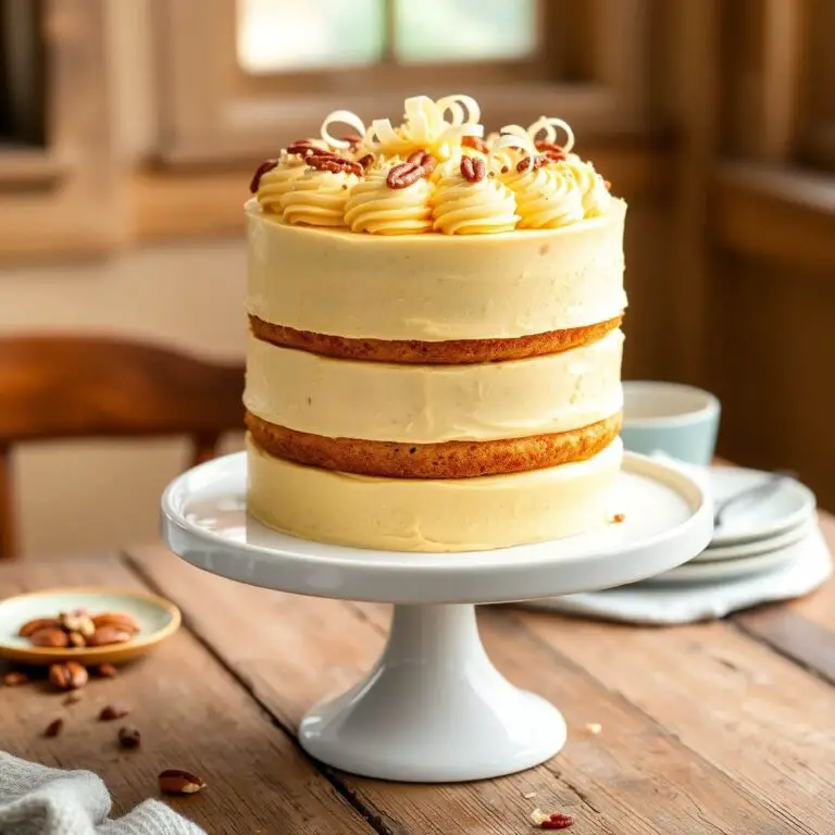 White German Chocolate Cake