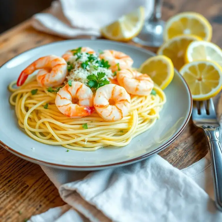 Lemon Shrimp Pasta