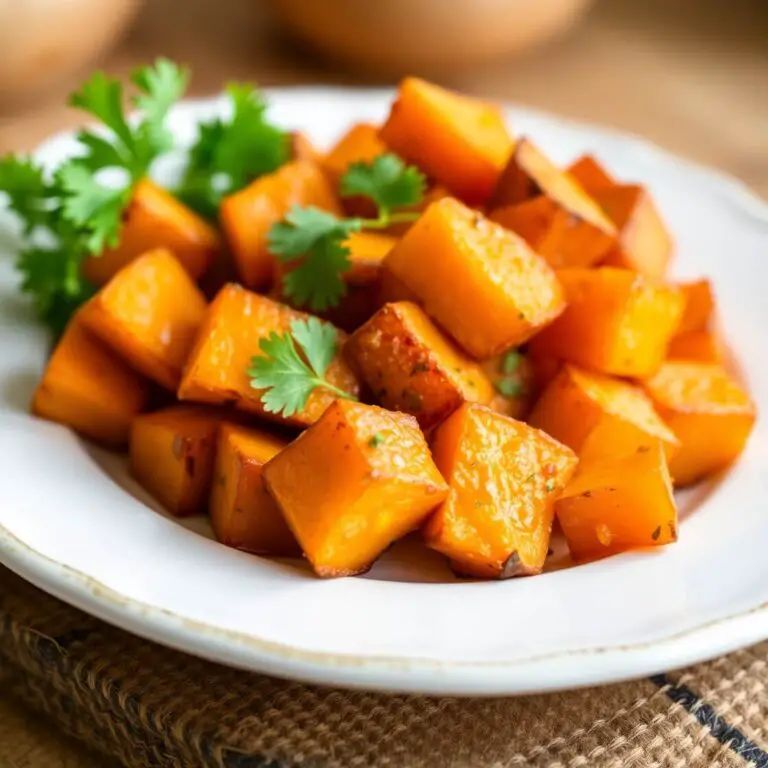 Air Fryer Sweet Potato Cubes