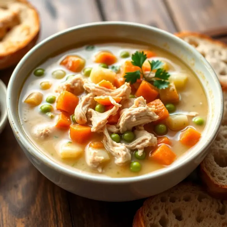Chicken Pot Pie Soup Recipe