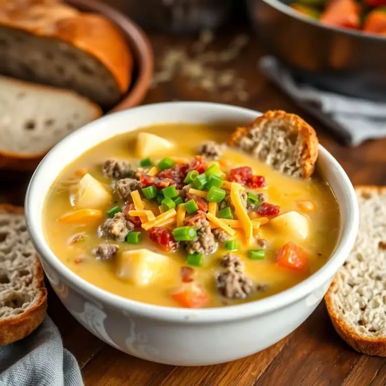 Cheeseburger Soup Recipe