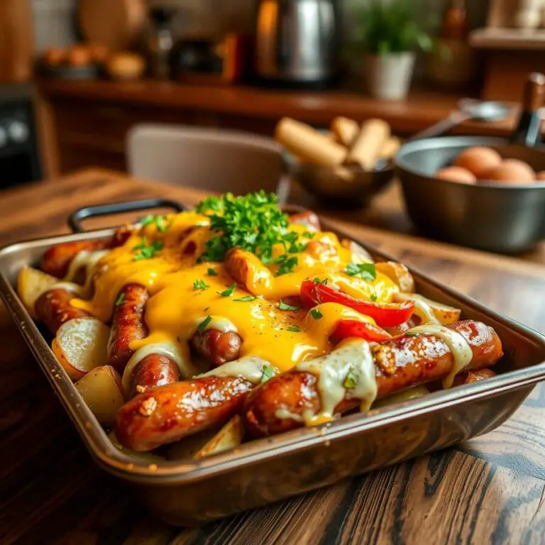 Cheesy Sausage and Potatoes Recipe