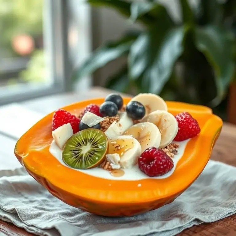 Papaya Yogurt Bowl