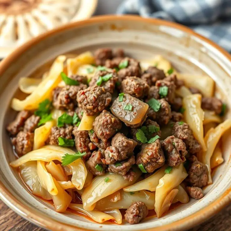 Cabbage and Ground Beef Recipe
