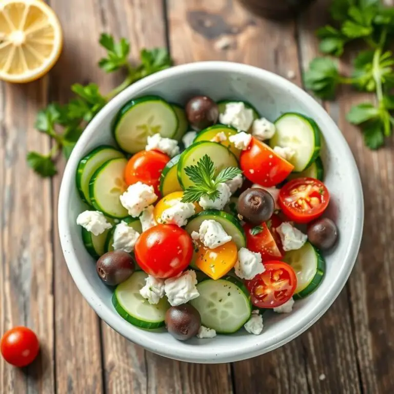 Mediterranean Cucumber Salad Recipe