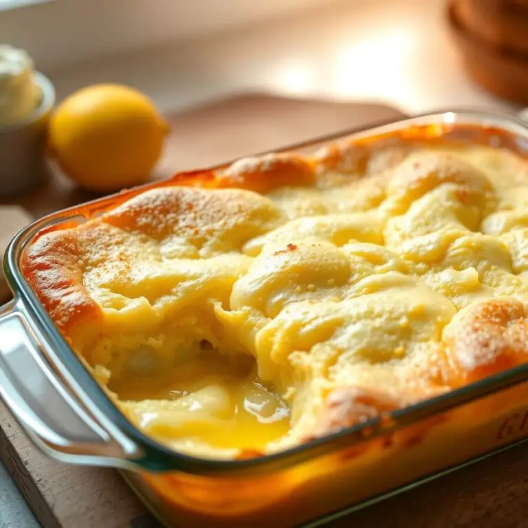 Lemon Dump Cake with Cream Cheese Recipe