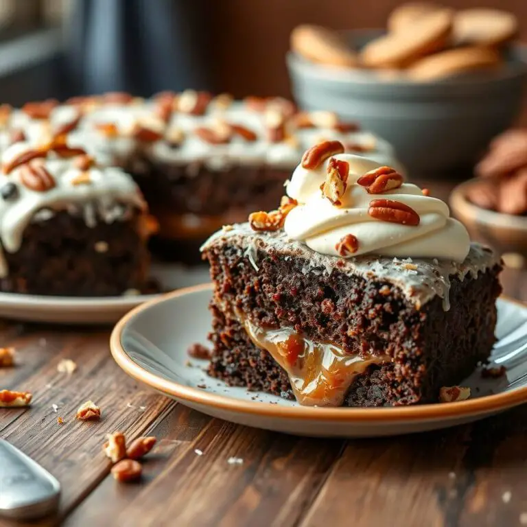 German Chocolate Poke Cake Recipe