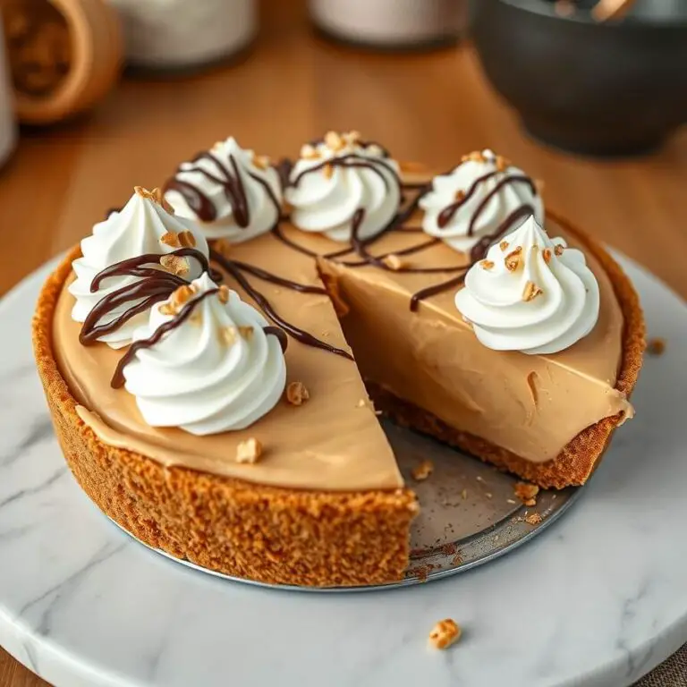 No Bake Peanut Butter Pie Recipe