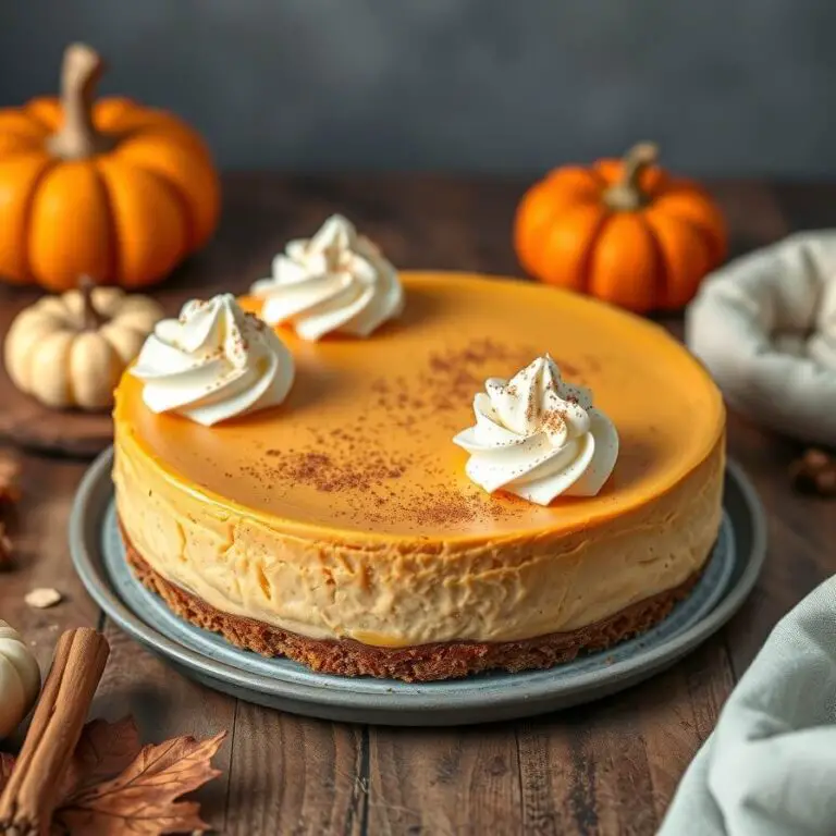 No Bake Pumpkin Cheesecake Recipe