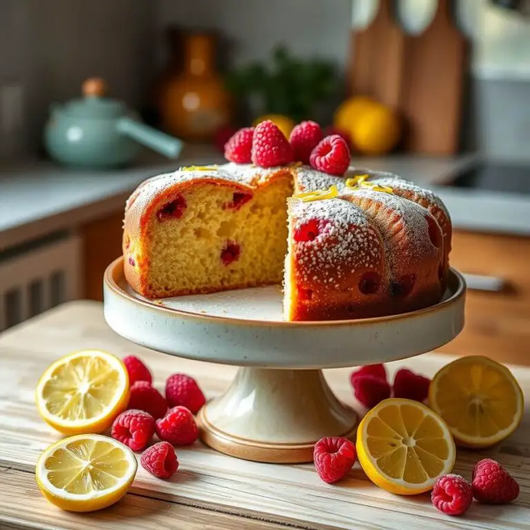 Lemon Raspberry Cake Recipe