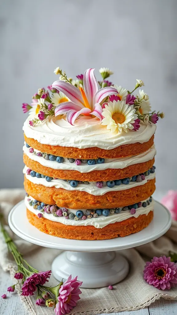 47+ Stunning Wildflower Cake Ideas for Any Occasion