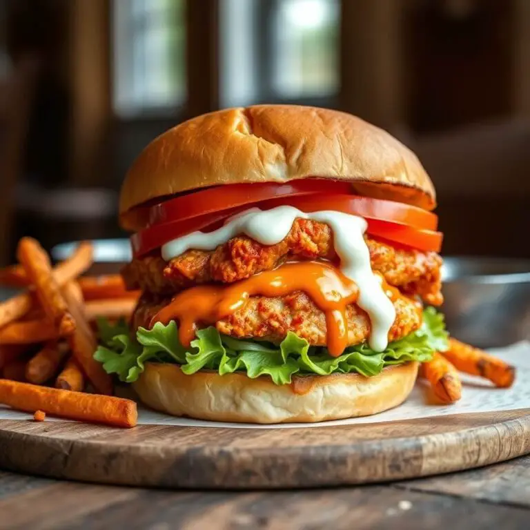 Buffalo Chicken Burgers Recipe