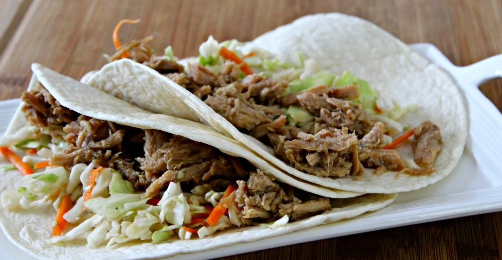 Pulled Pork Slaw Tacos
