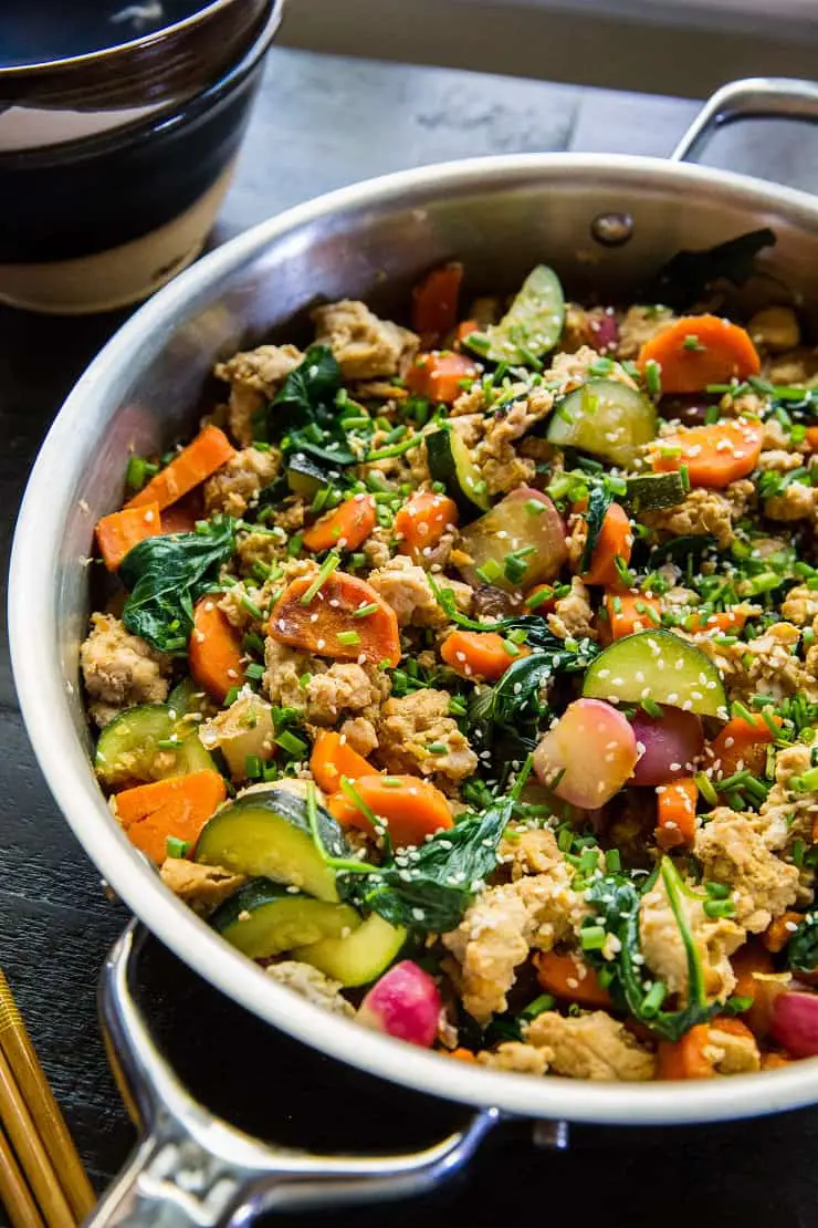 Chicken and Vegetable Skillet Stir Fry