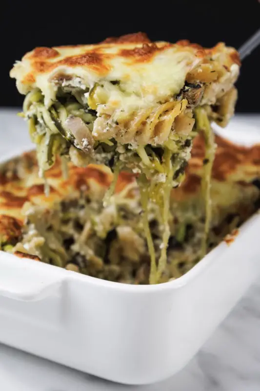 Baked Pasta and Zucchini Casserole